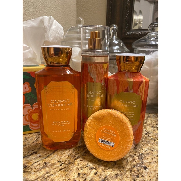 Bath & Body Works “Calypso Clementine” NEW 4-Pc Set