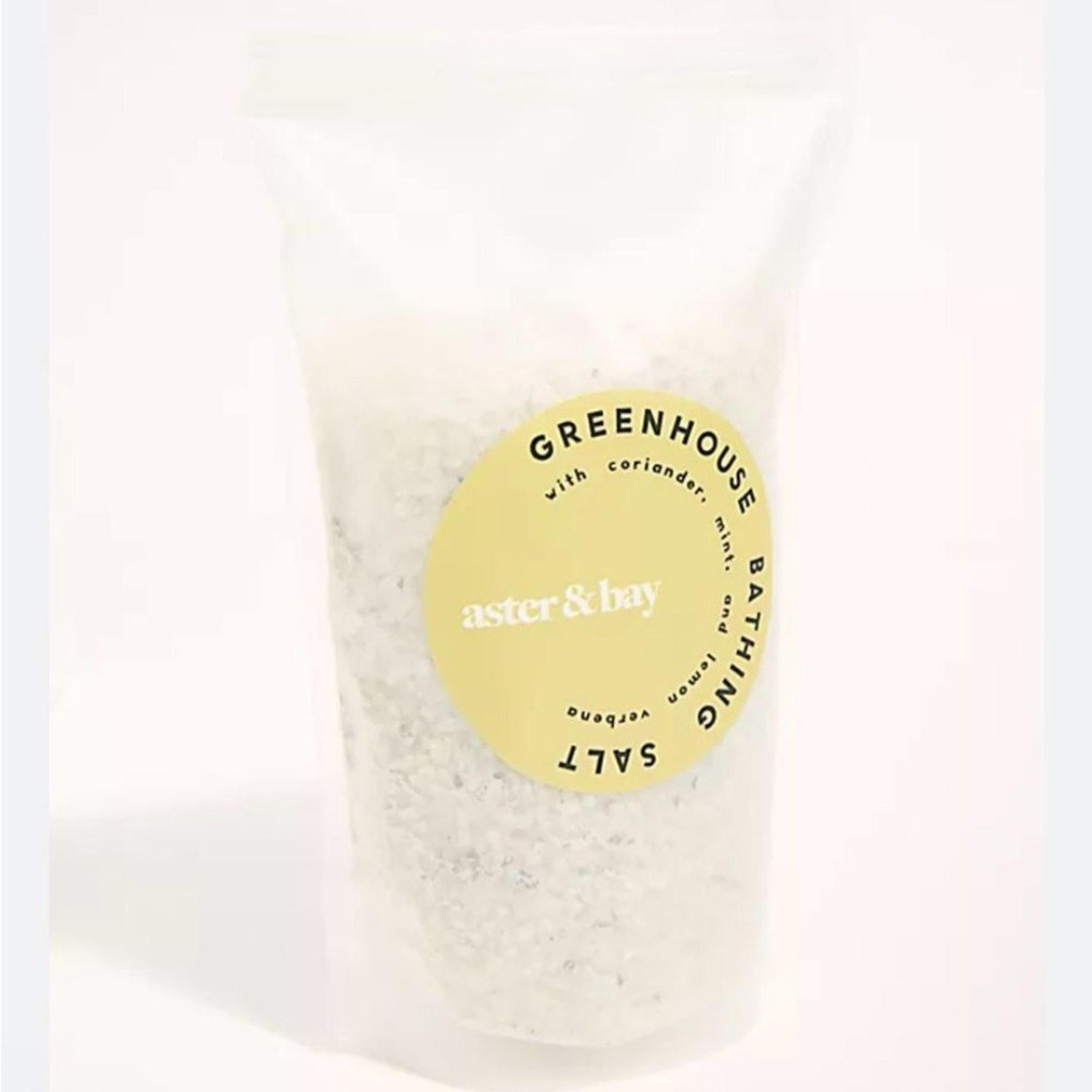New Free People Bathing Salts Aster & Bay Greenhouse Coriander Mint Lemon Verben