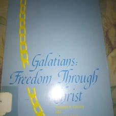 Galatians: freedom through Christ softback book used religion oop