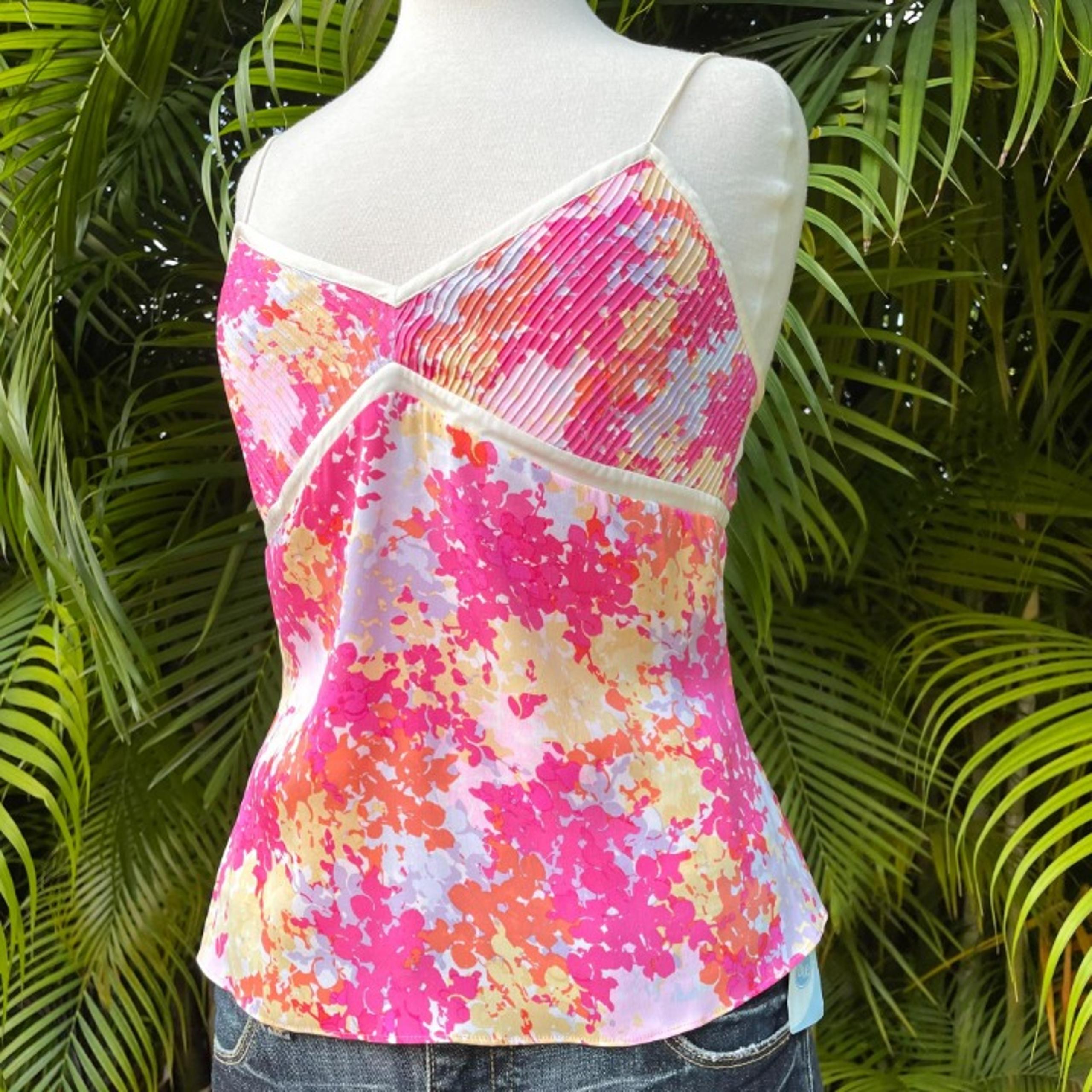 $156 DVF stretch camisole top large NWT