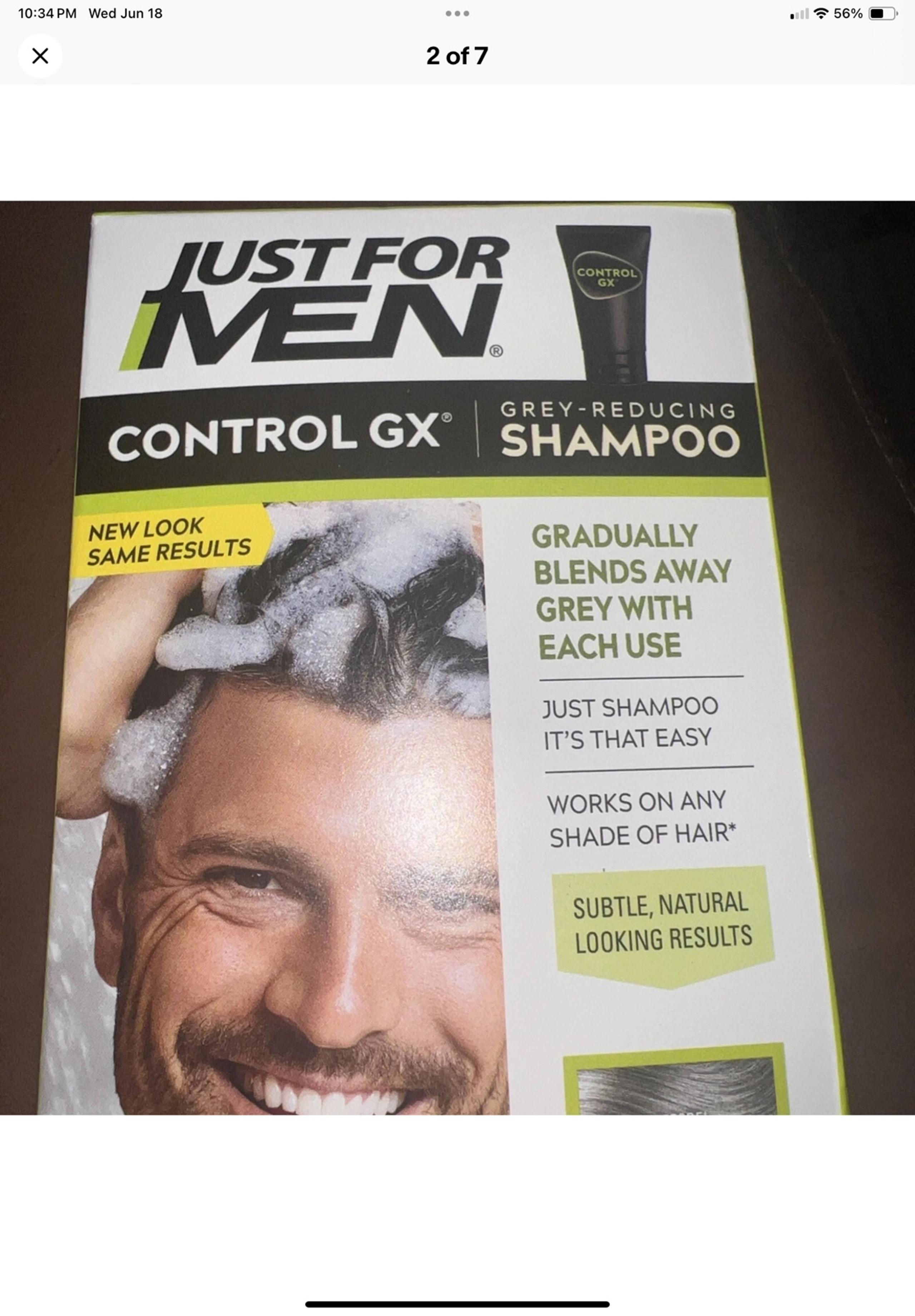 Control GX Grey Reducing Shampoo  4 Oz By Just For Men