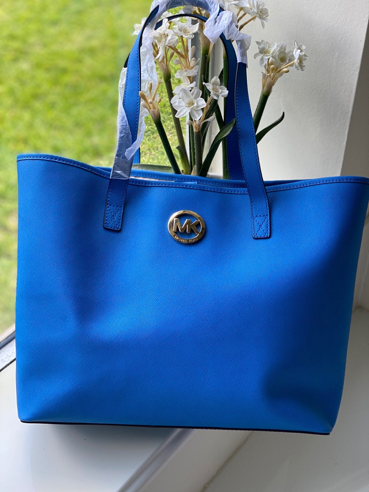 Michael Kors blue Tote