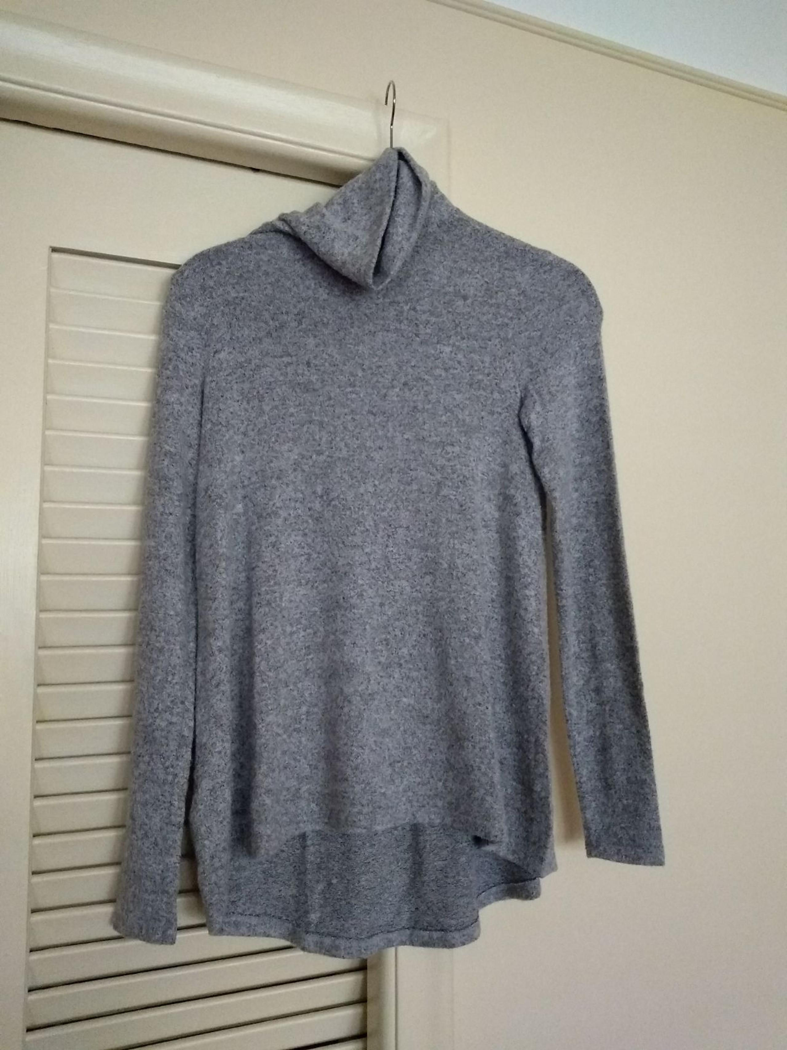 Heather Gray Turtleneck Sweater