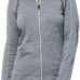 Icebreaker RealFLEECE Dia Long Sleeve Full Zip Hoodie Womens M Gray Merino Wool