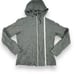 Icebreaker RealFLEECE Dia Long Sleeve Full Zip Hoodie Womens M Gray Merino Wool