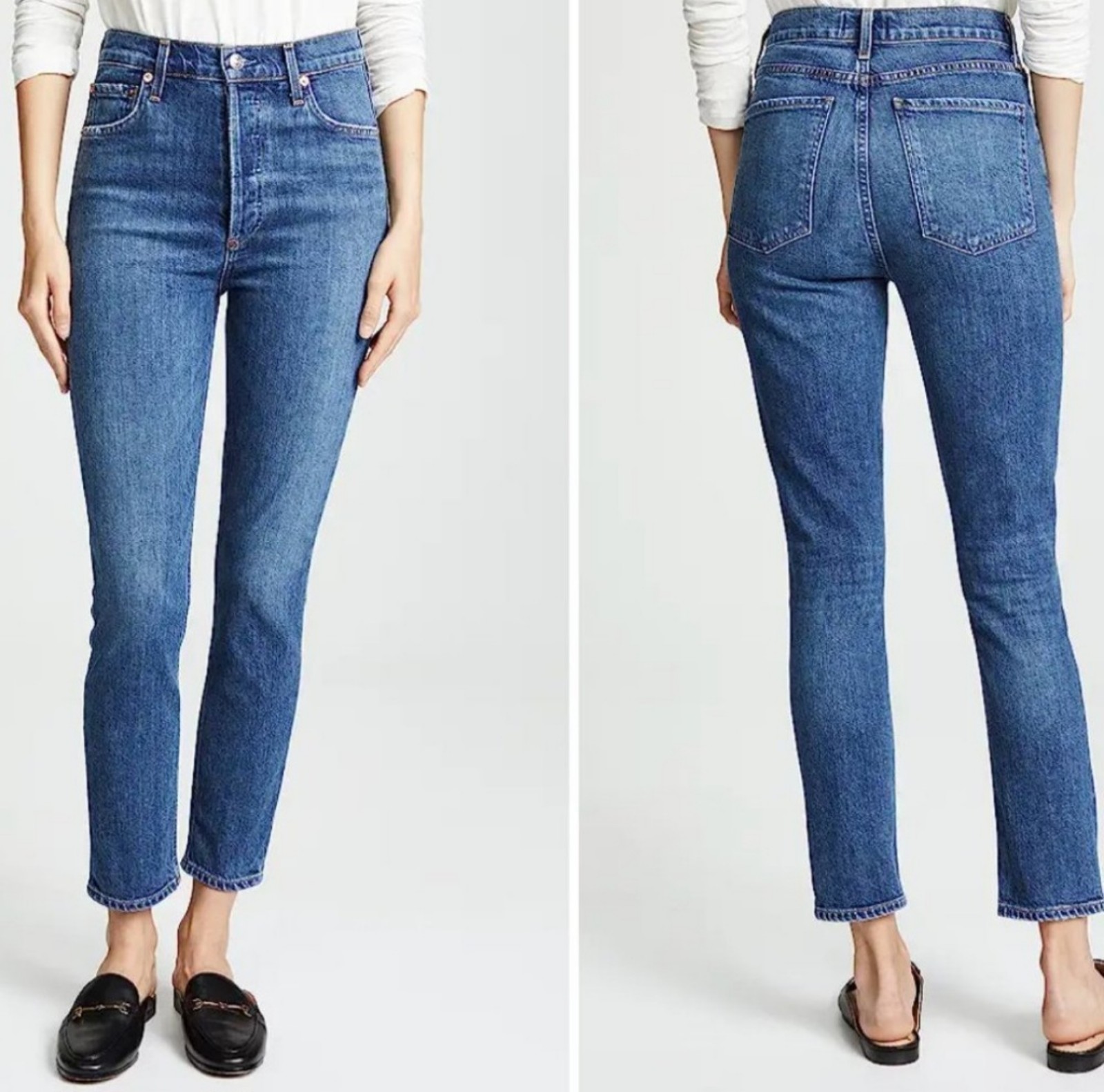 AGOLDE Nico High Rise Slim Fit Jeans in Subdued | High Rise | Size 27