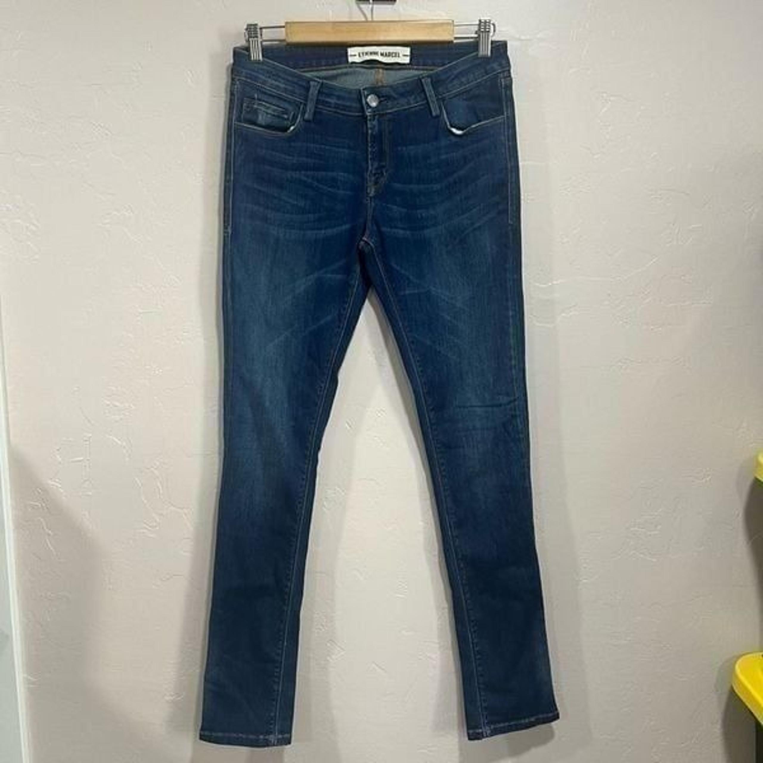 Etienne Marcel Jeans Womens 29 Blue Denim Skinny Ankle Dark Wash