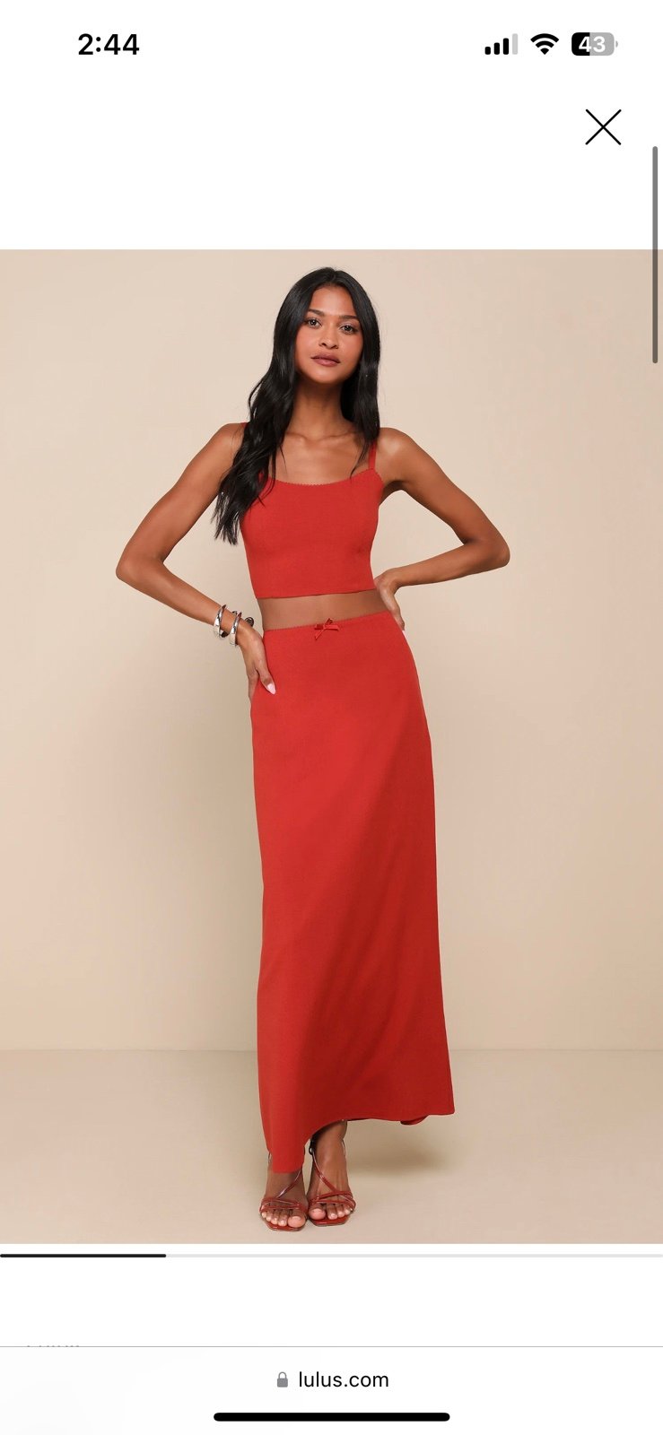 Lulus skirt set