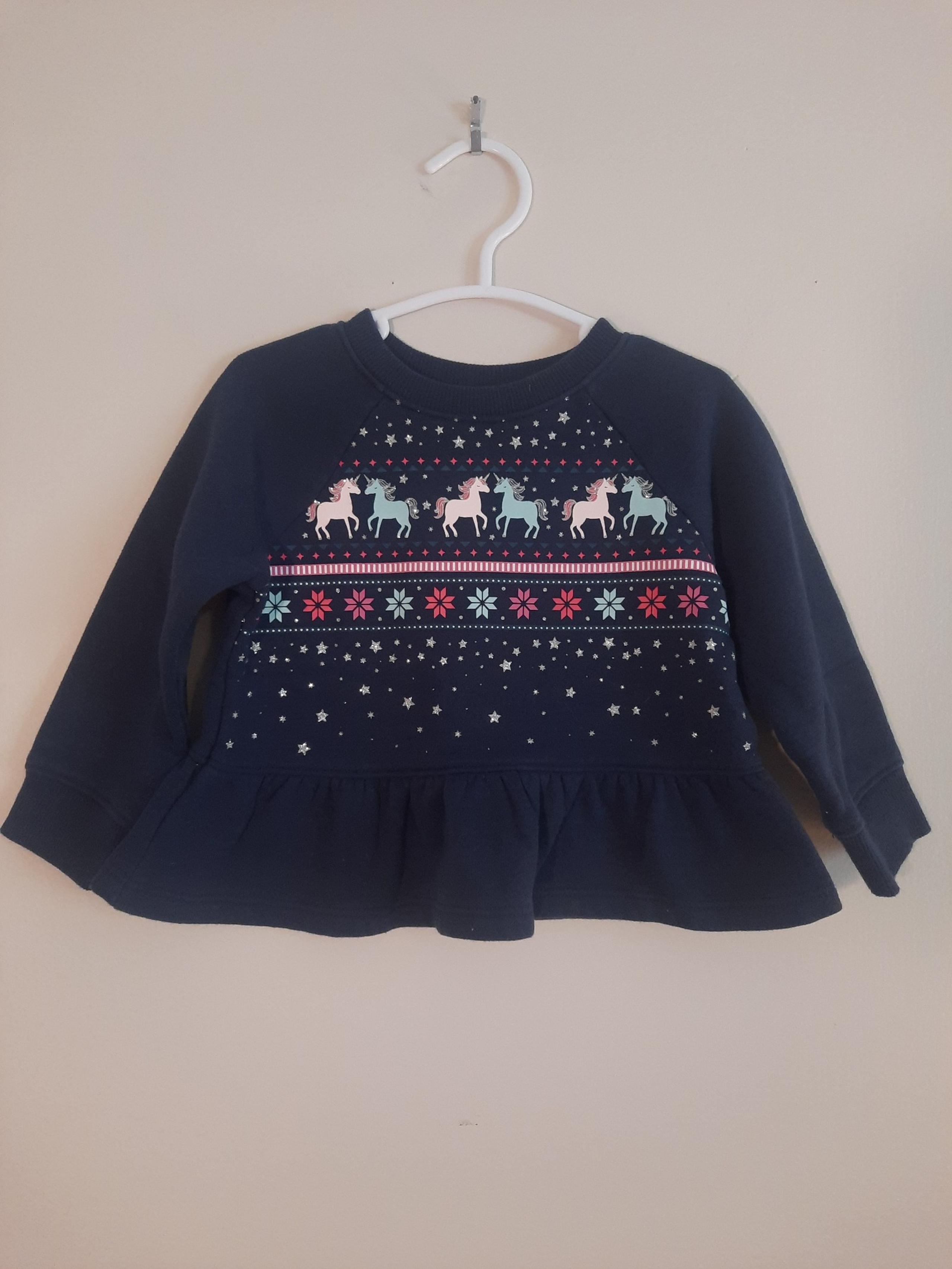 Long Sleeve Fleece Unicorn Shirt