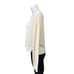 Theory V-Neck Cardigan Cotton Blend in Parchment Lightweight sz Medium