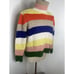 Anthropologie Gloria Striped Turtleneck Sweater Rainbow Chunky Knit Sz Small