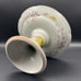 Antique Japanese Fukagawa Arita Enameled Yellow Ground Porcelain High Foot Plate