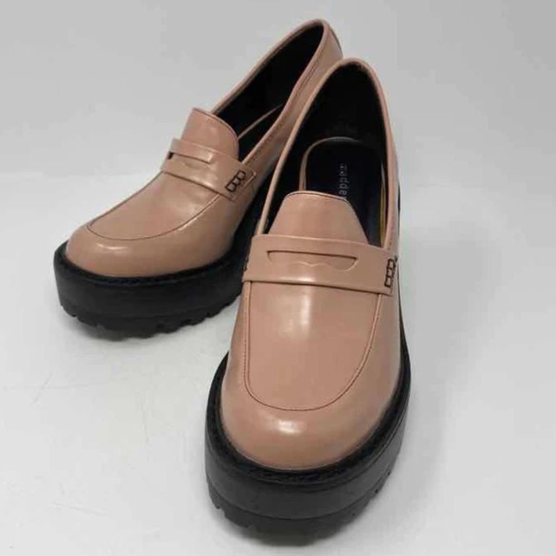 Madden Girl Size 9 Blush Pink Kassidy Platform Lug Sole Loafers