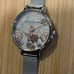 Olivia Burton Marble Florals Watch With 38mm Grey Marble design Floral Face