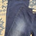 FREE PEOPLE Penny dark wash blue jean pull on bell bottom flare leg jeans sz 26