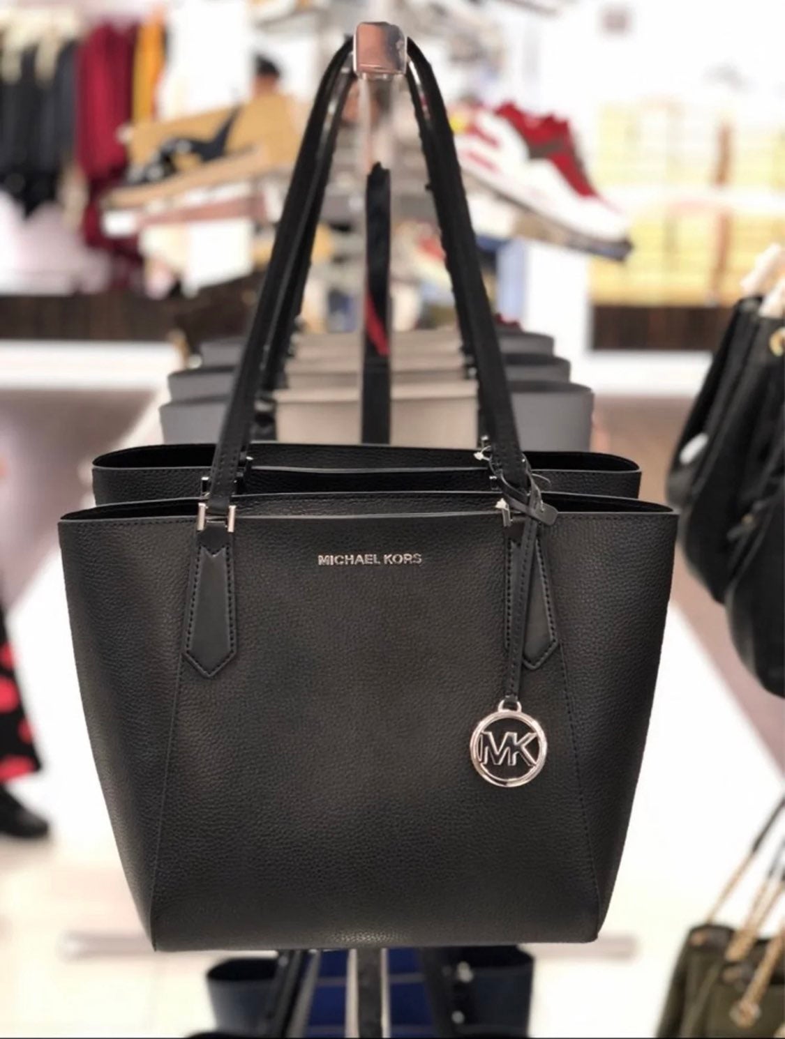 Michael Kors - Zipper Tote Pack Mk Bag Medium black