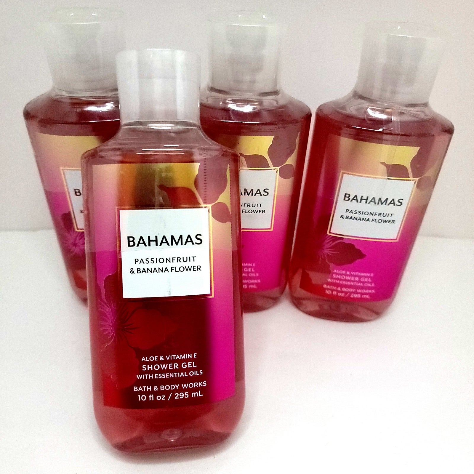 Bath and Body Works Bahamas Passionfruit and Banana Flower Shower Gel 10oz each