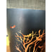 Halloween Graveyard Glass Candle Holder 8” Tall 6” Wide