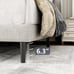 Queen Size Bed Frame with Upholstered Wingback Headboard, Sand