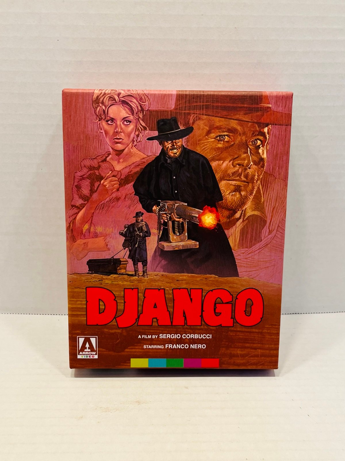Django 4K UHD Arrow Video Limited Edition Boxset Poster Booklet Art Cards 1966