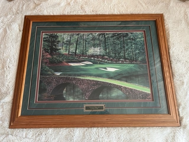 A picture of hole #12 at Augusta National