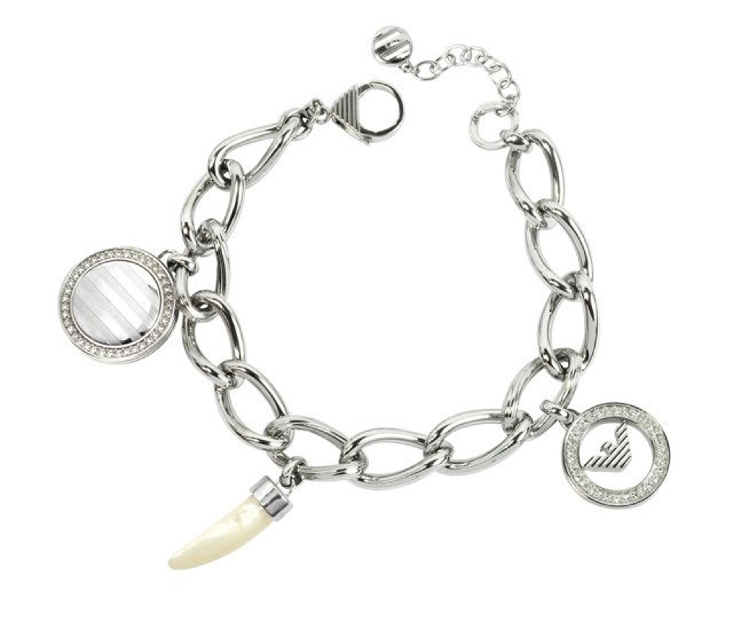 Emporio Armani Swarovski Charm Bracelet