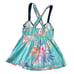 Y2K 2000s Hollister Blue Pink Tropical Floral Babydoll Camisole Tank Size Large