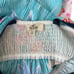 Y2K 2000s Hollister Blue Pink Tropical Floral Babydoll Camisole Tank Size Large