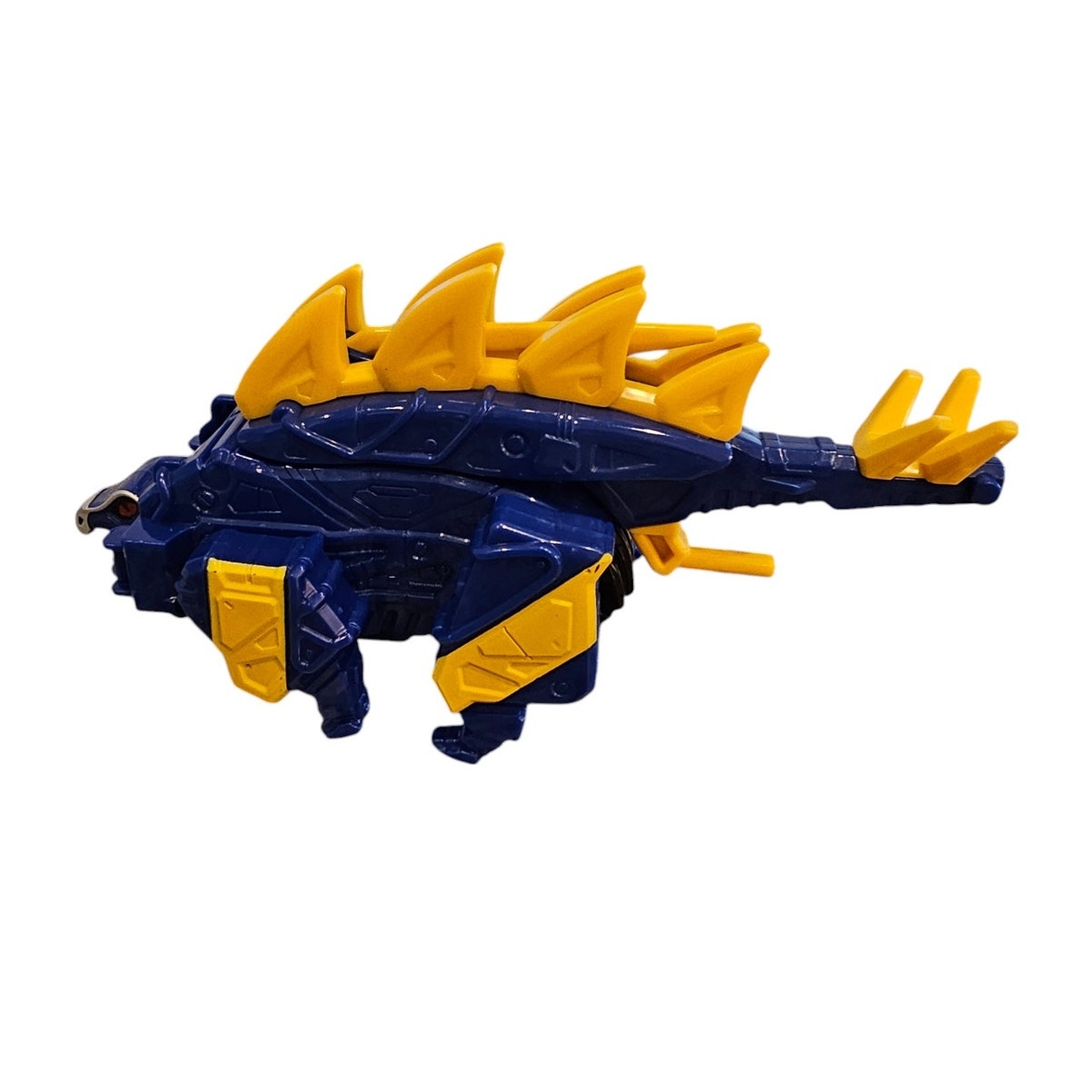Power Rangers Dino Super Charge ANKYLO Blue Zord Builcer Ankylosaurus MMPR HTF