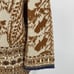 Chico's Embellished Cardigan Jacket Cotton Round Neck Printed Bronze Cream Small