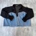 Vintage Denim and Lace Beaded Jacket
