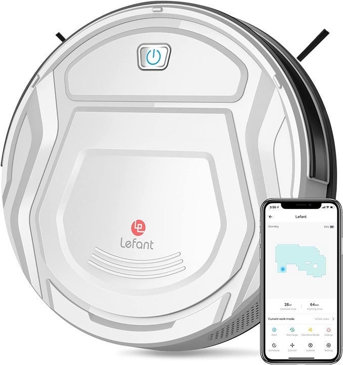 Lefant Robot Vacuum Cleaner, Tangle-Free, Strong Suction, Slim, Low Noise