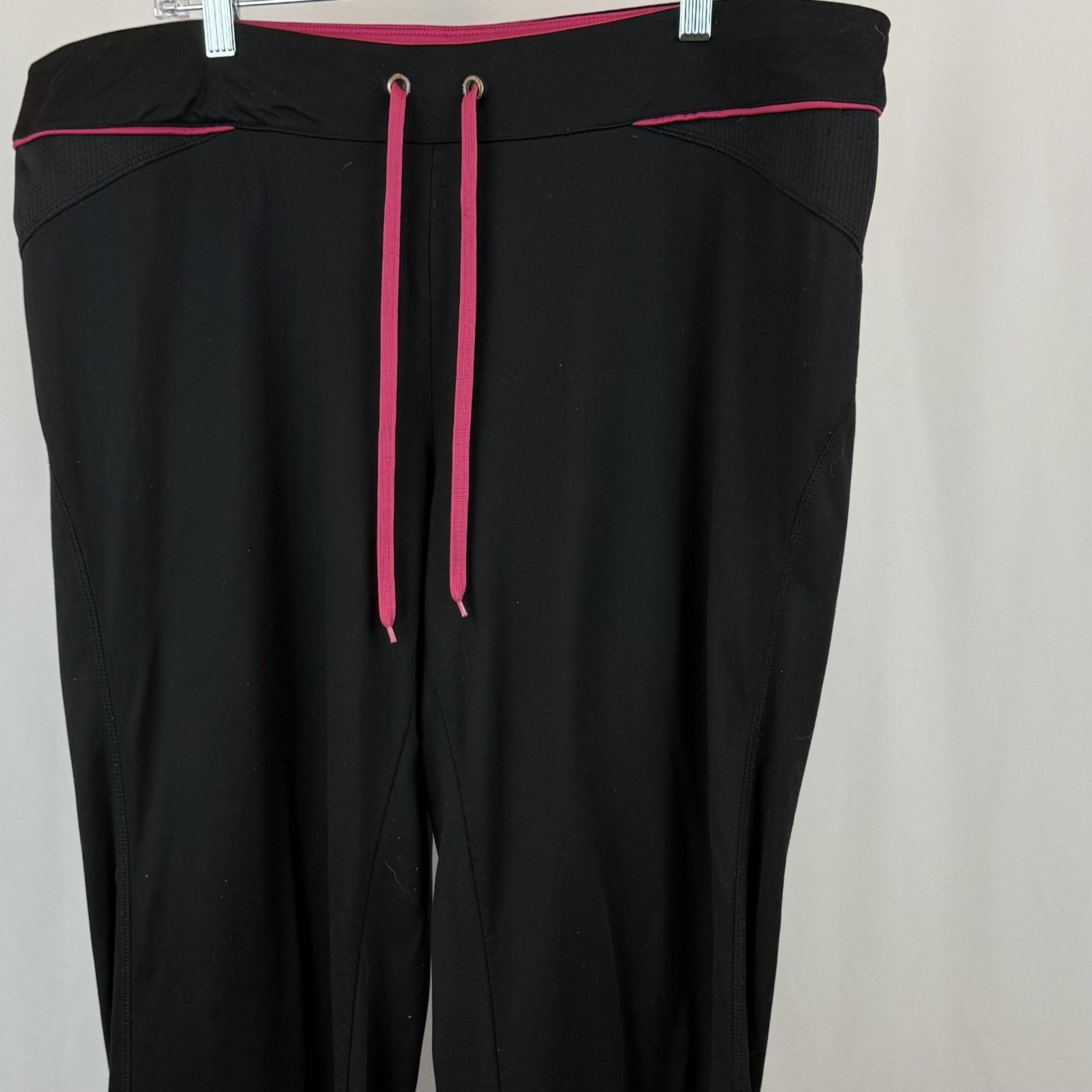 Danskin Now Women's XL Relaxed Pants Black DL11B125