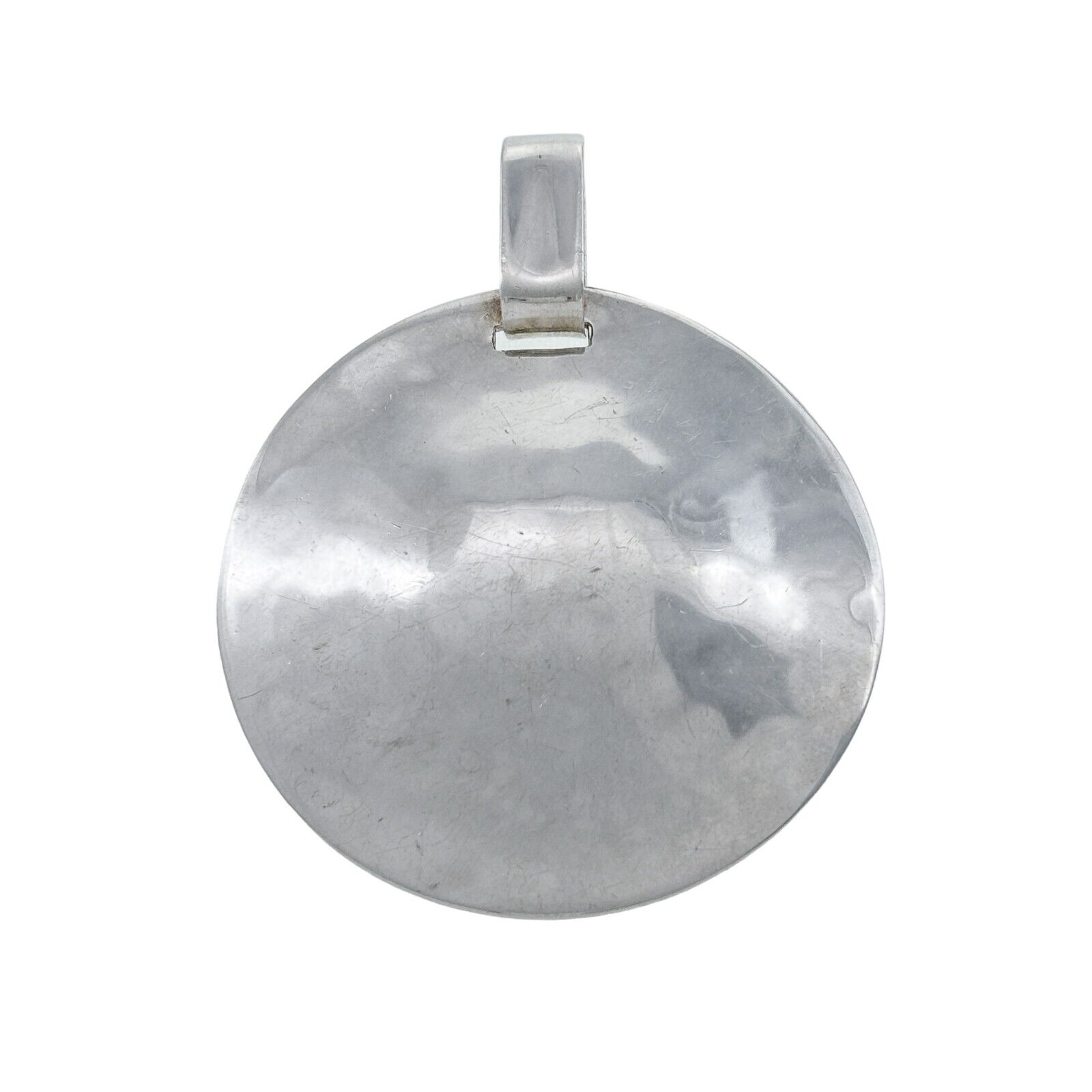 Vintage RLM Studios Sterling Silver 925 One World Round Pendant