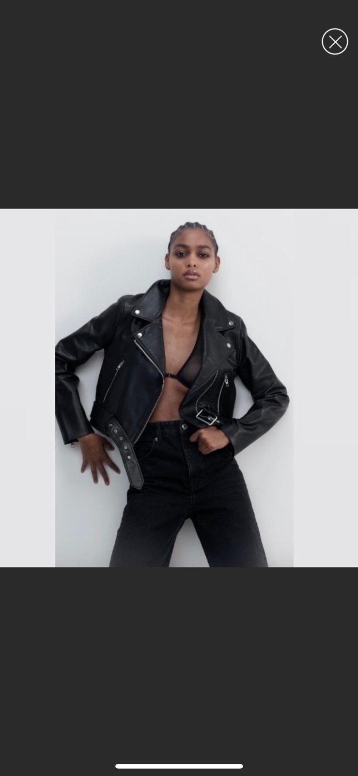 Zara Faux Leather Jacket!