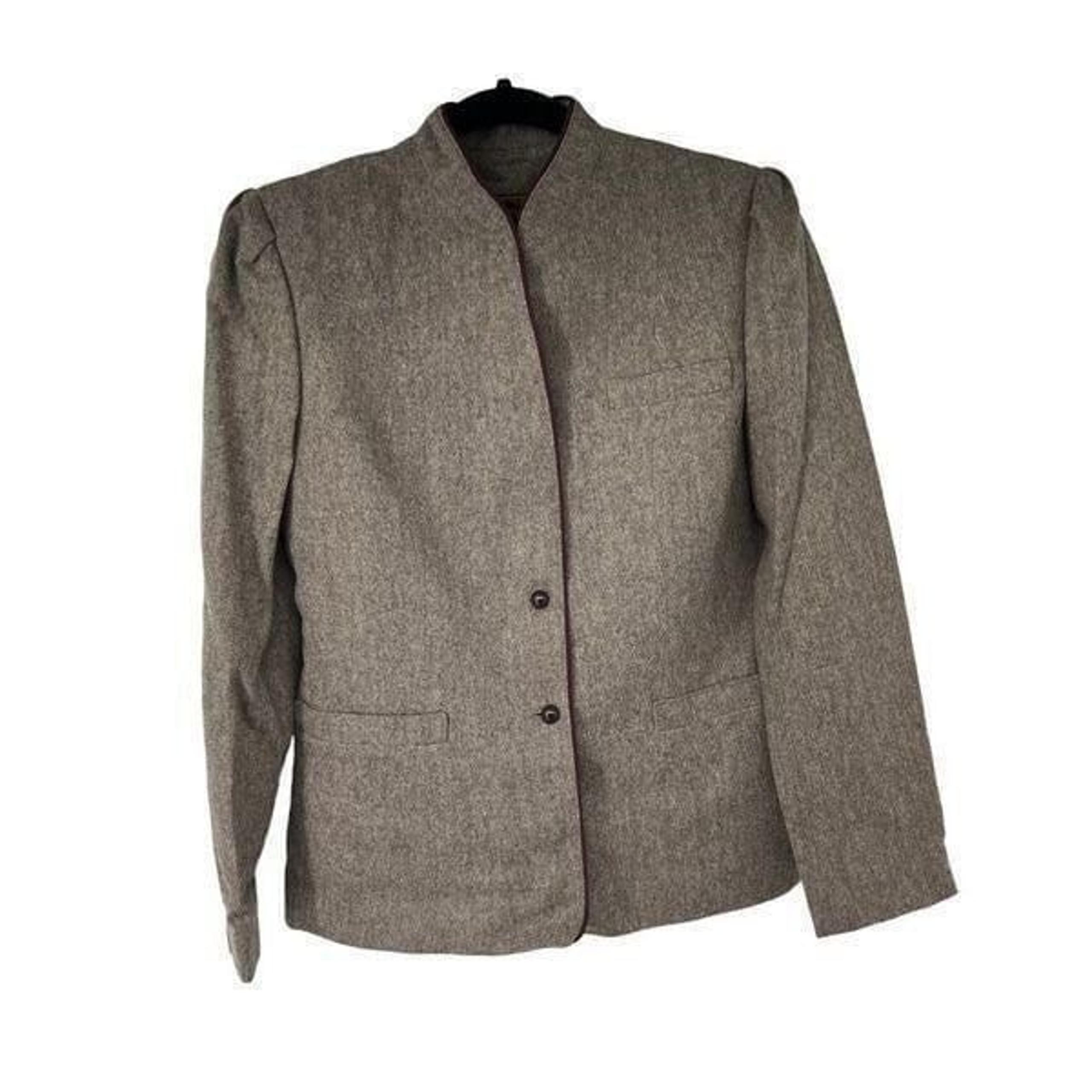 Daniel for Spellbound Brown Wool Blend Single Breasted Blazer