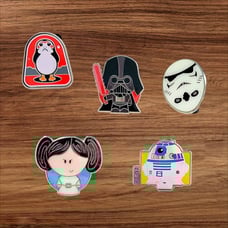 5 Star Wars Disney Parks Trading Pins, Plus 2 Bonus Pins