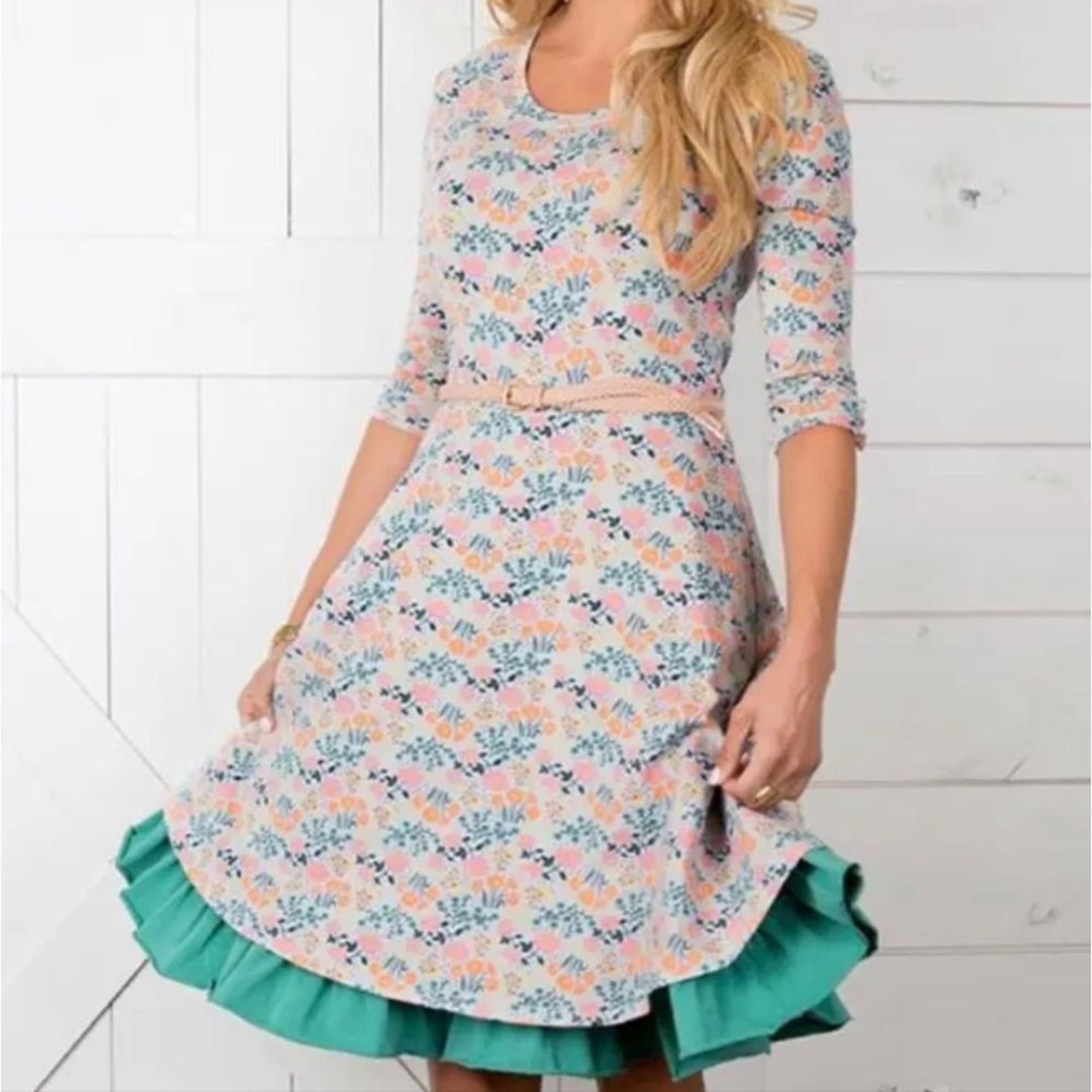 Matilda Jane x Joanna Gaines Floral Down On The Farm Cotton Blend Mini Dress
