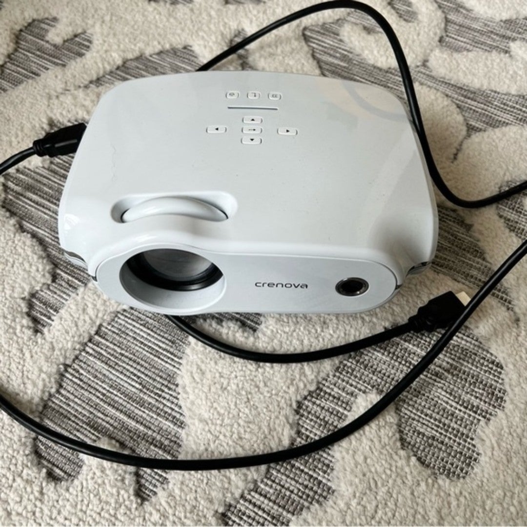 Crenova Mini Projector 1080P Indoor OutdoorMovie Projector EUC