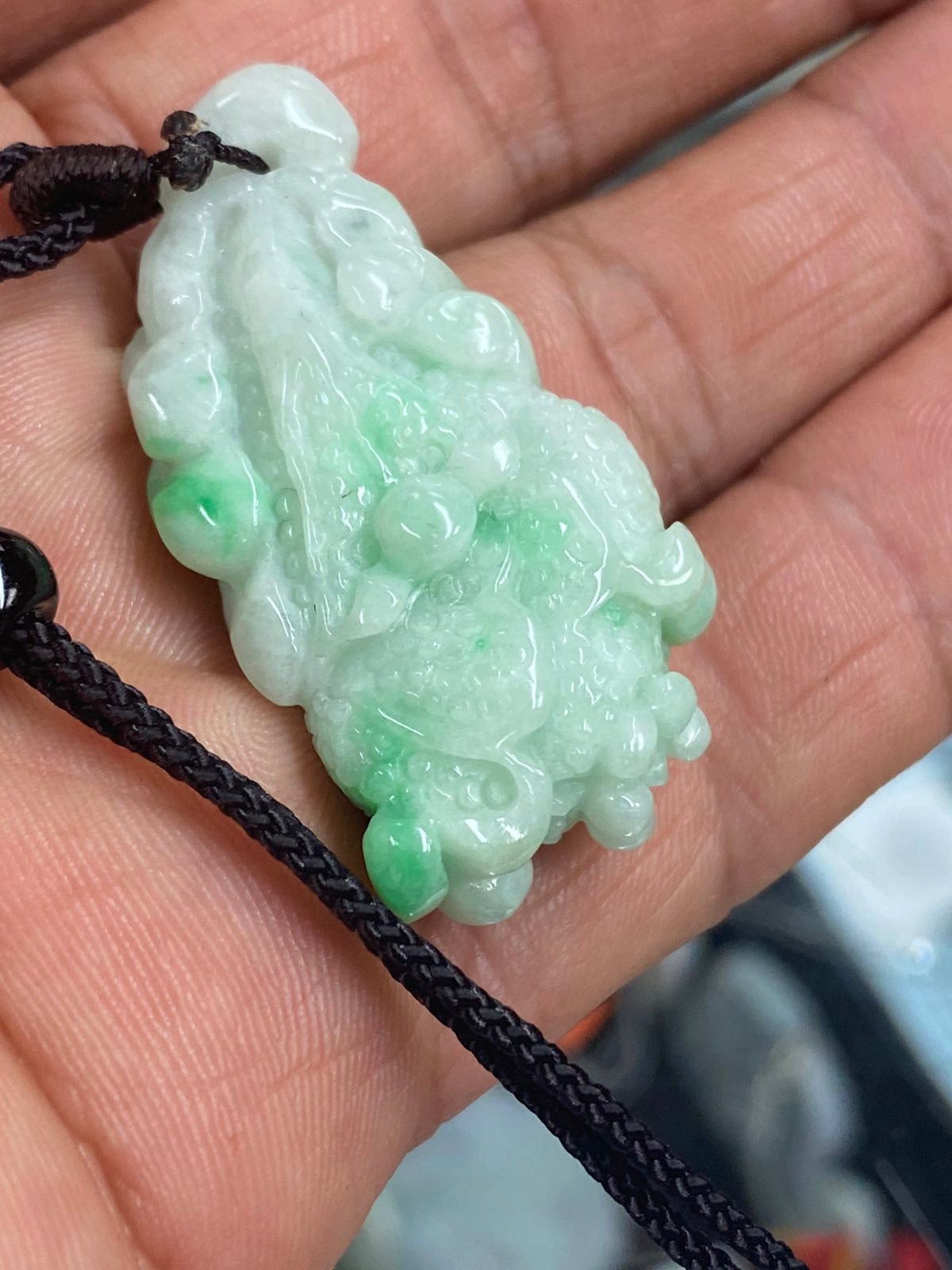 Great A Lucky Jade Pendant (unisex)