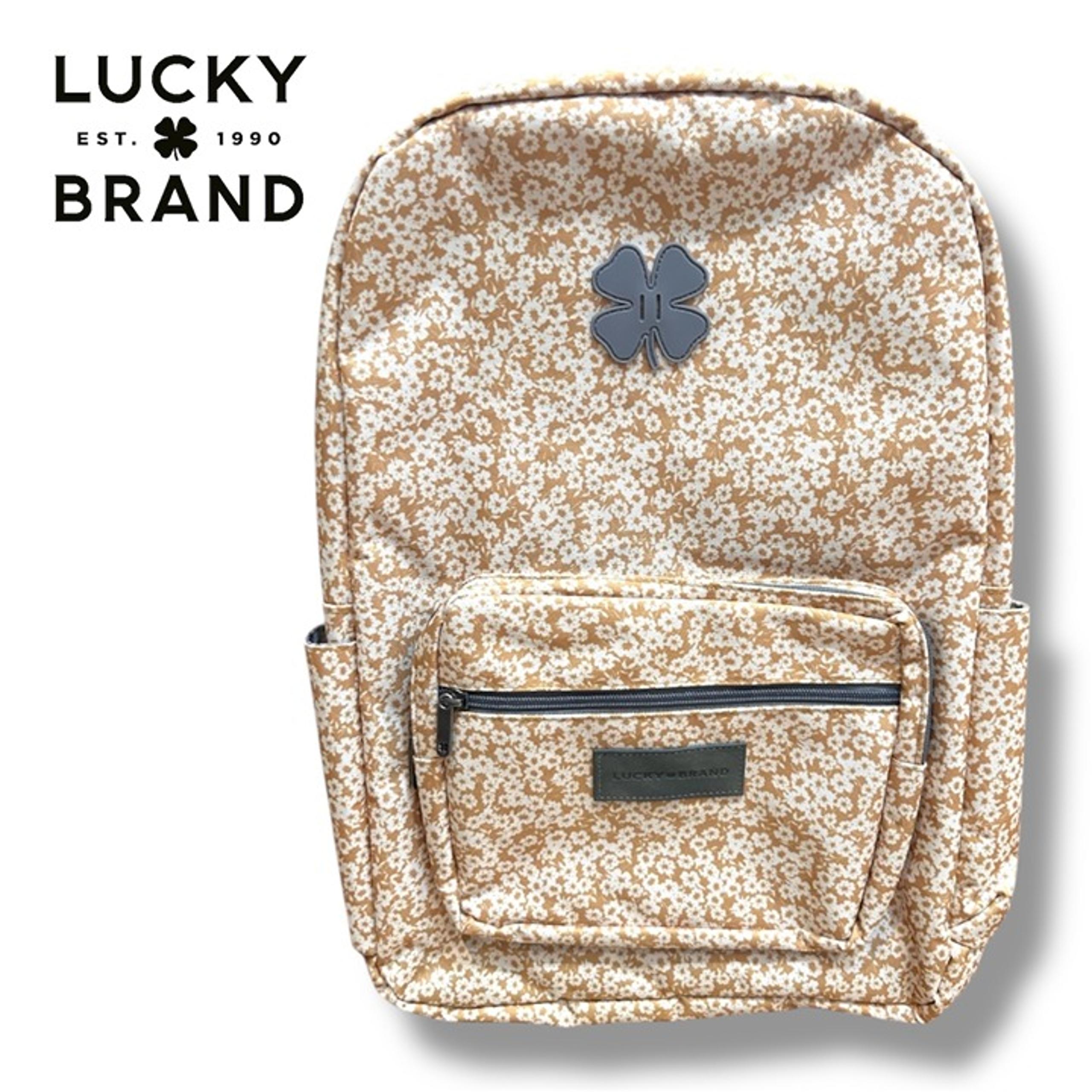 Lucky Brand Flower Pattern Backpack Bag