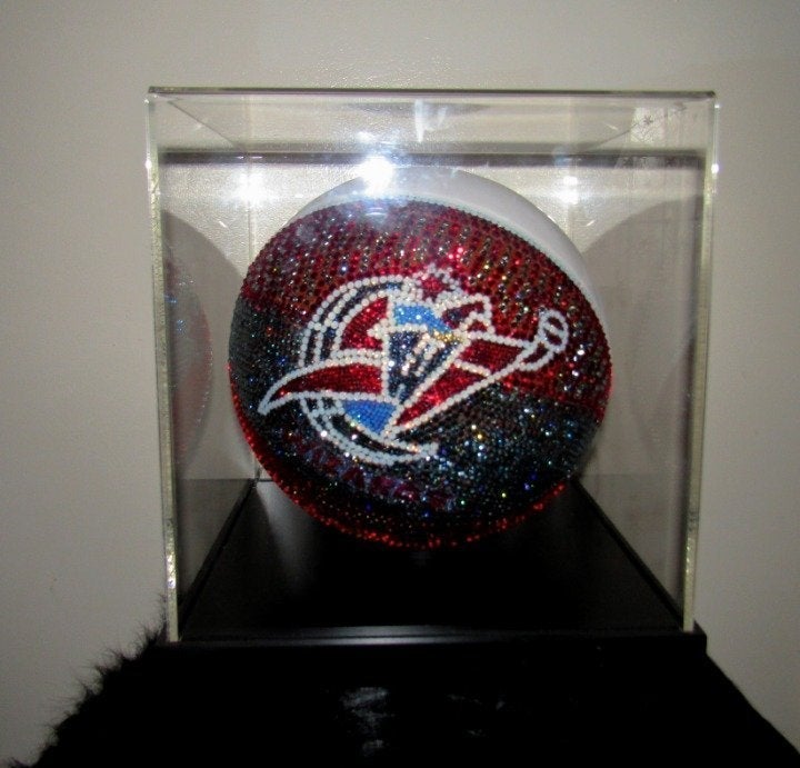 GILBERT ARENAS SWAROVSKI SIGNED BALL