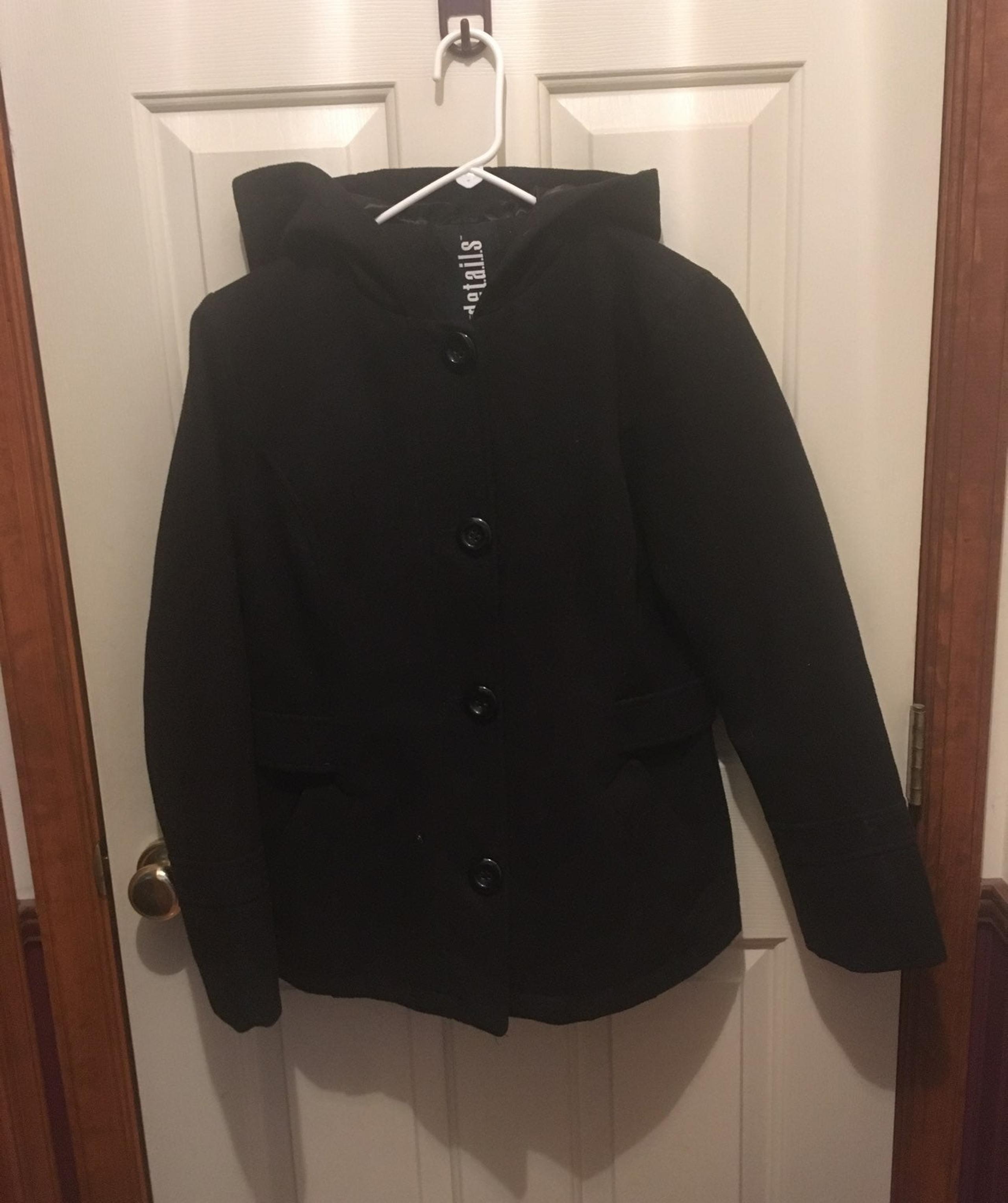 INTL Details Pea Coat Size S