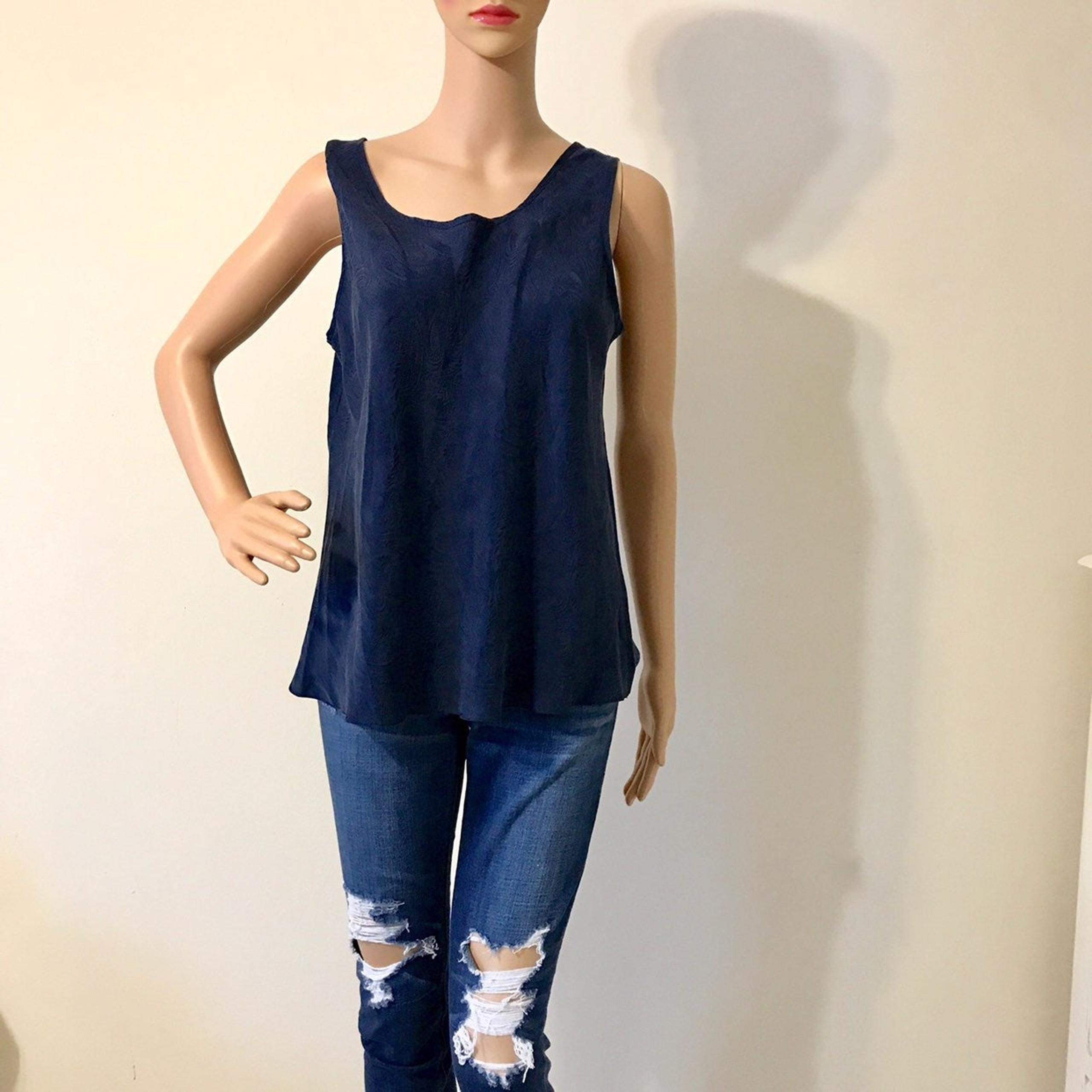 Valerie Stevens 100% Silk Tank Top