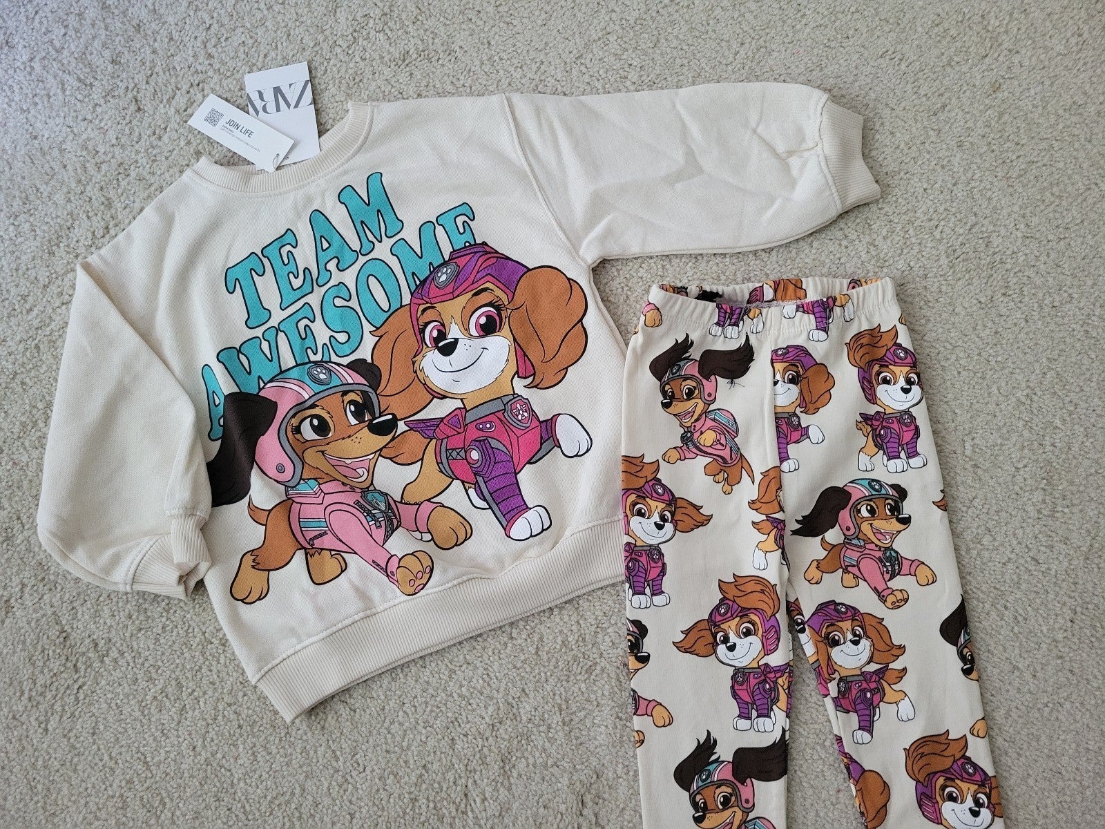 Zara PAW PATROL ™ © NICKELODEON JOGGING set. Size 18-24
