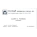 Harry V Thomas Myriad Distributing Co Oklahoma City Vintage Business Card SD8-B5