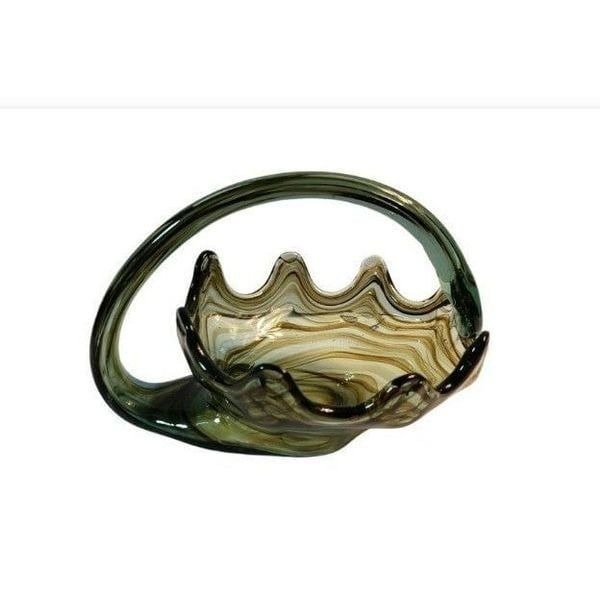 Vintage Hand Blown Glass Bowl