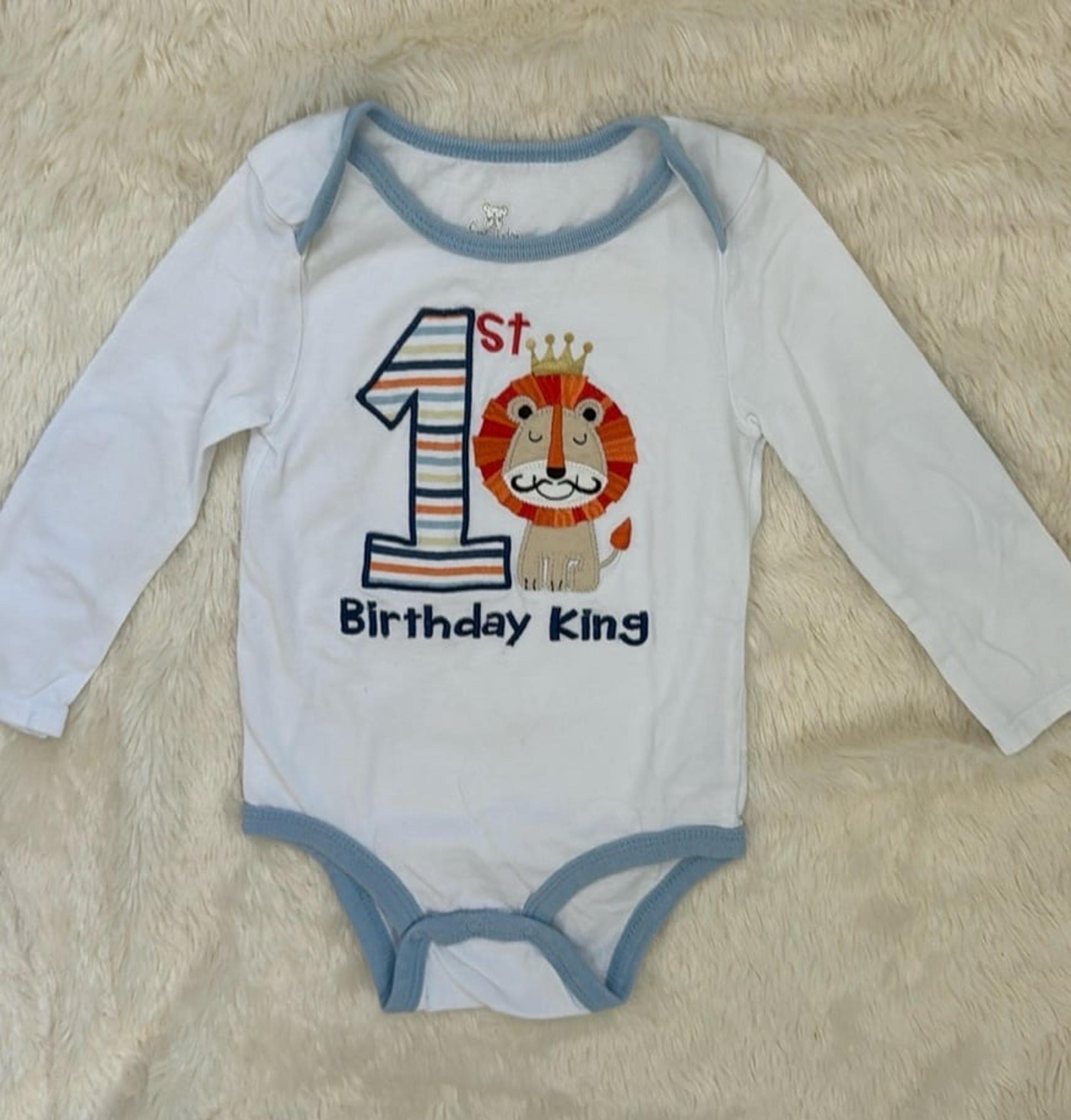Baby 1st Birthday King Onesie