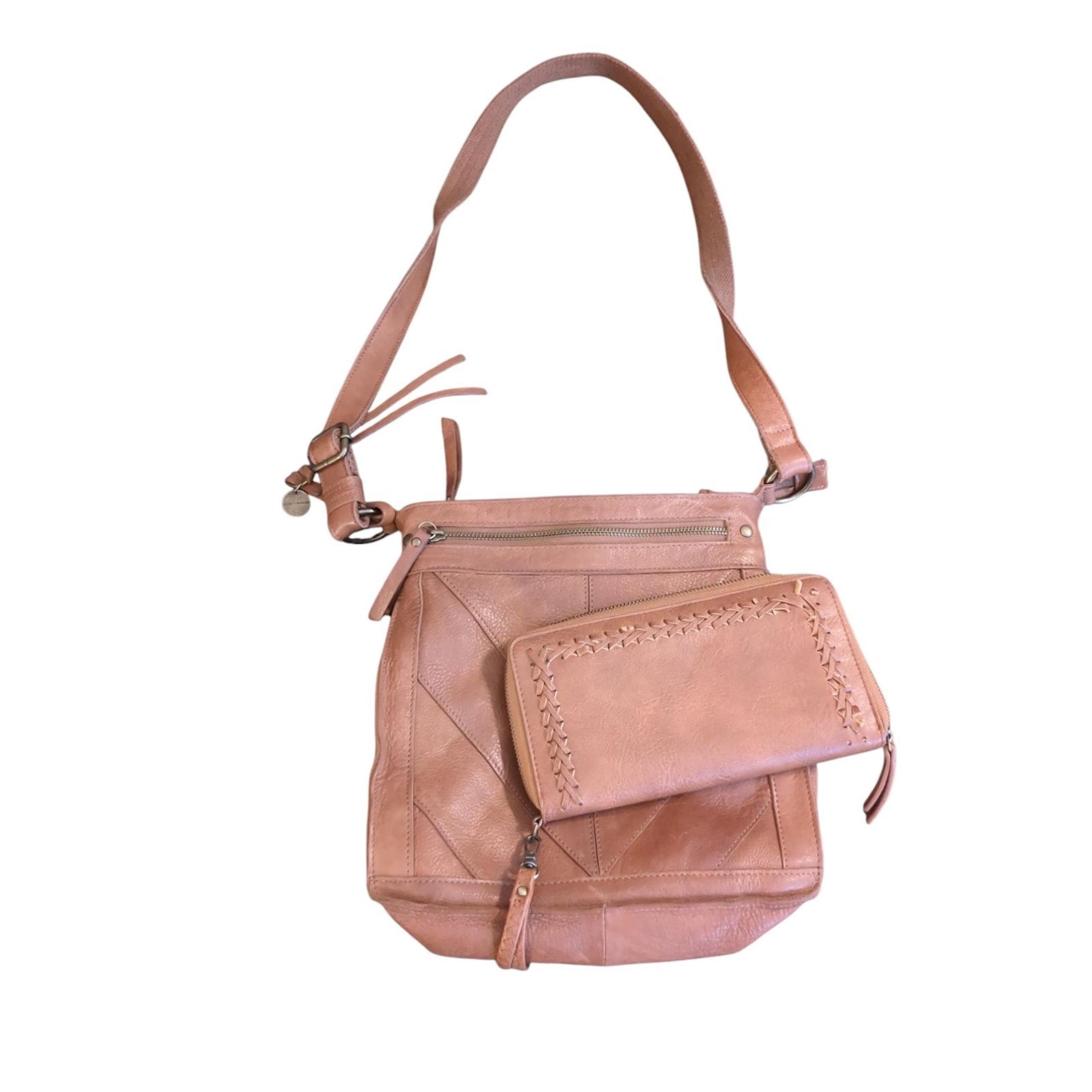 Lucky Brand Bag Rayla Crossbody Boho Leather Hobo Shoulder Purse & Wallet