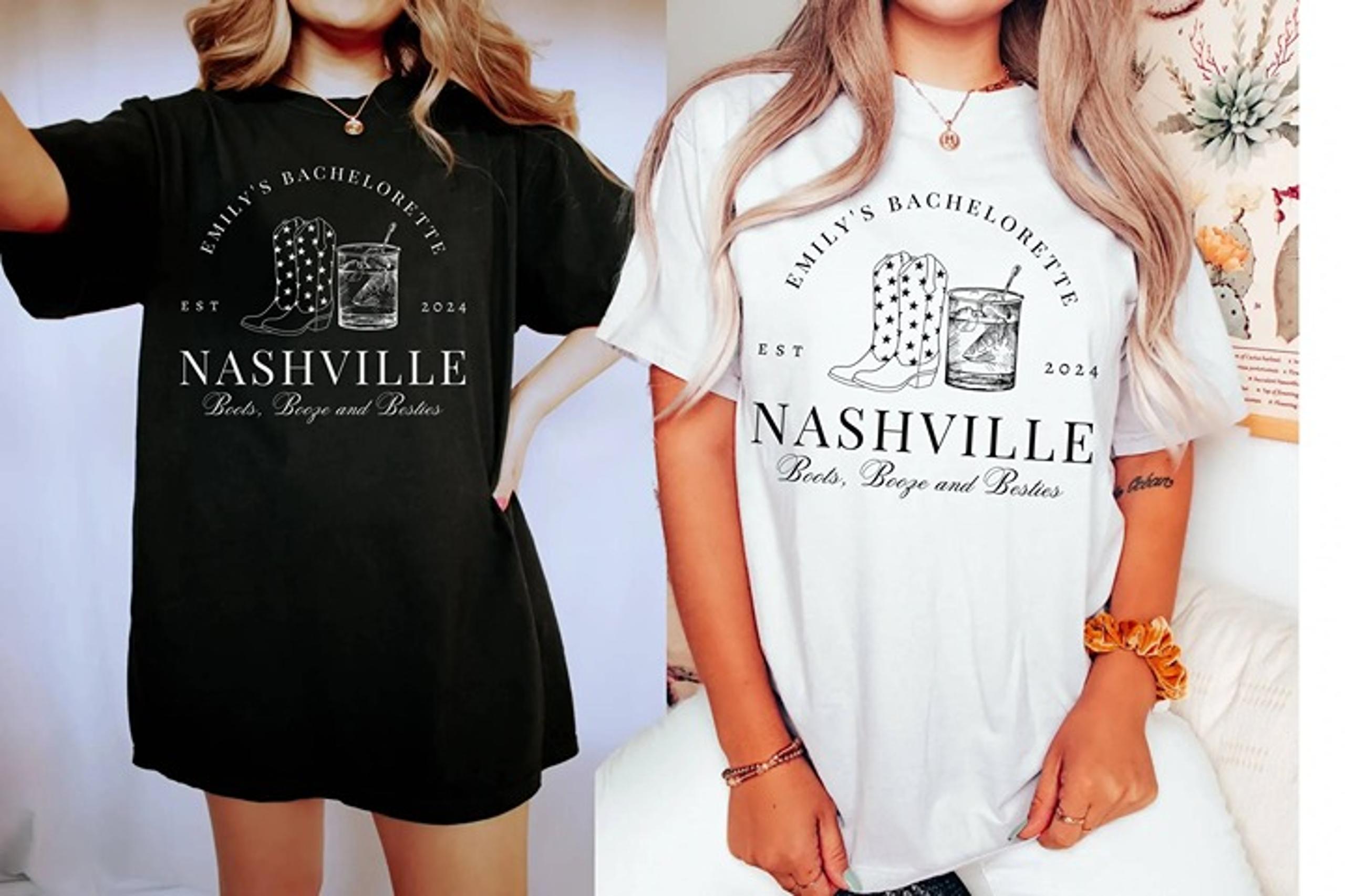 Nashville Bachelorette Party Shirts, Western Bach Party Shirts, Custom Bach Shir